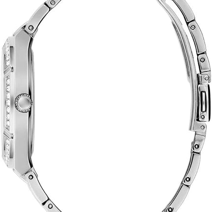 Guess Women's 36mm Watch - Silver Tone Blue Dial Silver Tone Case