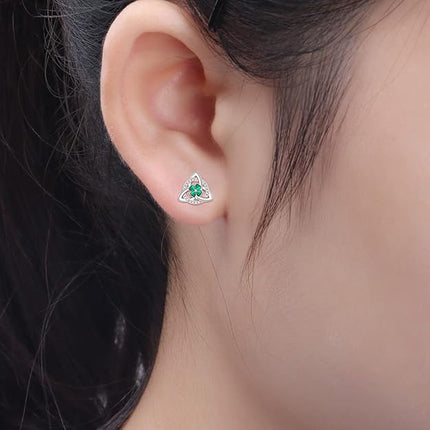 Sterling Silver Axolotl Bunny Shamrock Baseball Softball Highland Cow 4th of July Earring Studs for Women