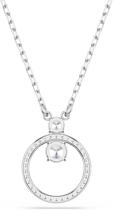 Swarovski Constella Crystal Circle Pendant Necklace Jewelry Collection