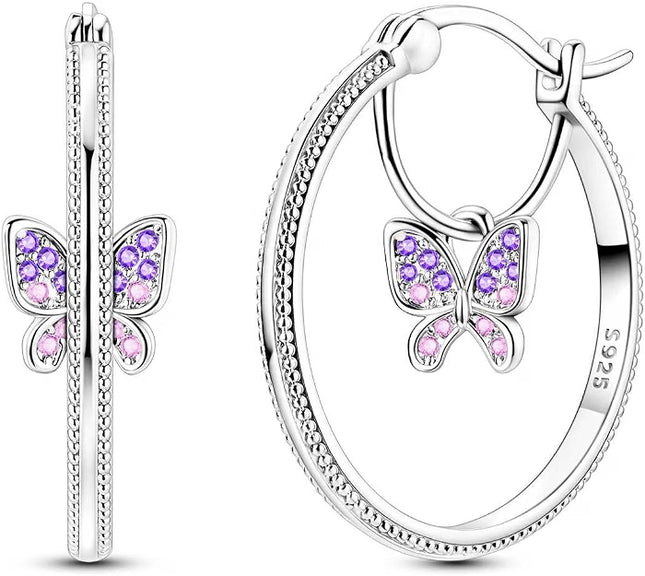 LAZA 925 Sterling Silver Earrings for Women Huggies Hoop Gold Earrings