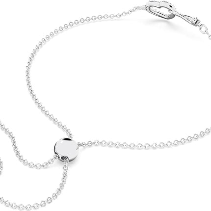 Swarovski Infinity Heart Jewelry Collection, Necklaces and Bracelets, Rose Gold & Rhodium Tone Finish, Clear Crystals