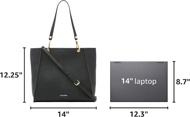 Calvin Klein Women's Reyna North South Tote Handbag