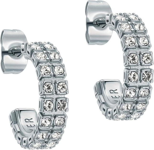 Ted Baker London Double Crystal Hoop Earrings For Women