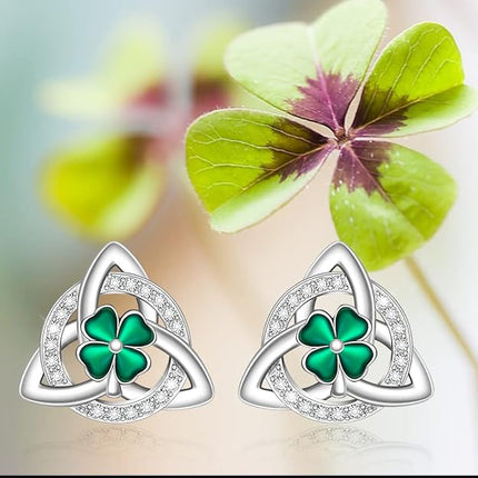 Sterling Silver Axolotl Bunny Shamrock Baseball Softball Highland Cow 4th of July Earring Studs for Women