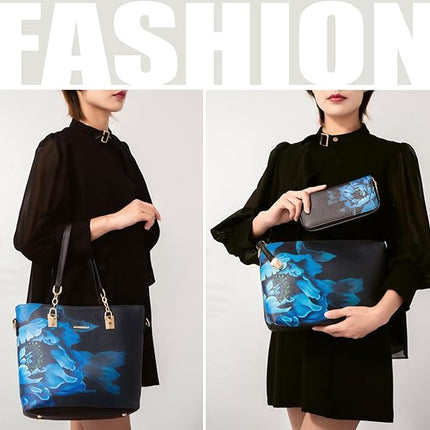 2E-youth Designer Purses and Handbags for Women Satchel Shoulder Bag Tote Top Handle Bag