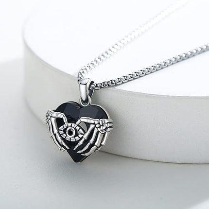 MEDWISE Heart Necklace for Women 925 Sterling Silver Heart Necklace Jewelry Gifts for Women Wife