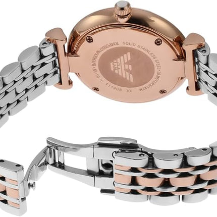Emporio Armani Women's Dress Watch with Stainless Steel Band