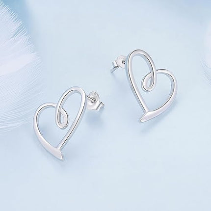 925 Sterling Silver Butterfly Firefly Hummingbird Stud Earrings Owl Poker Heart Hypoallergenic Earrings for Women Fine Jewelry