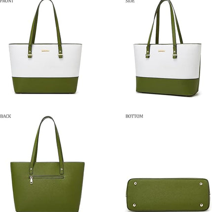 Women Fashion Handbags Wallet Tote Bag Shoulder Bag Top Handle Satchel Purse Set 4pcs