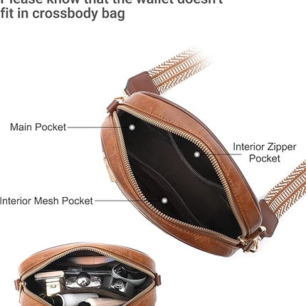 BAVERGE Purses for Women 3PCS, Large PU Leather Handbag Set Hobo Tote with Ladies Crossbody Shoulder Bag Wallet Guitar Strap