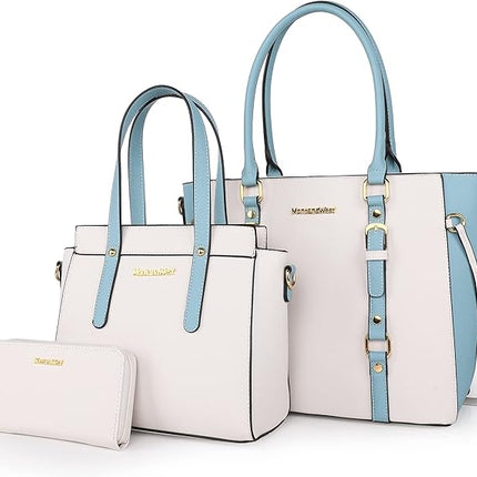 Montana West 3PCS Purses for Women Tote Bag and Wallet Set Shoulder Satchel Handbags