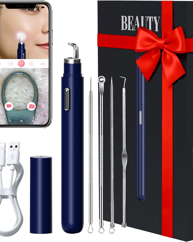 Visual Blackhead Remover with Camera 20X Extractor Kit for iPhone/Android