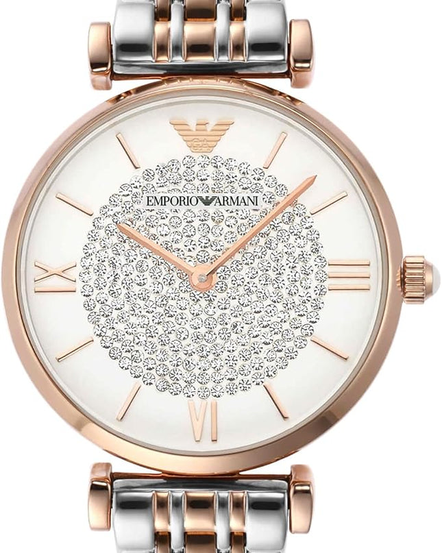 Emporio Armani Women's Dress Watch with Stainless Steel Band