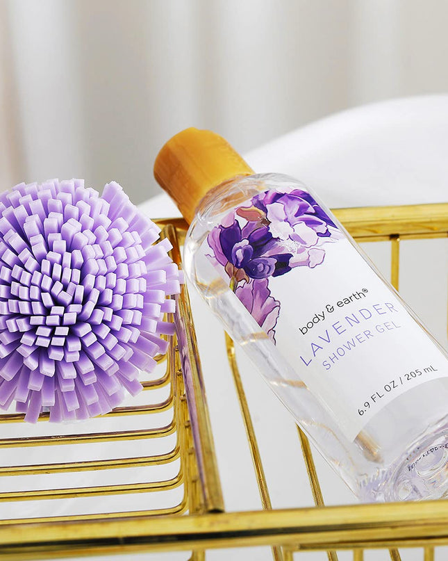 BODY & EARTH Gift Baskets For Women 11 Pcs Lavender Spa Gifts For Women with Bubble Bath Body Lotion Sets, Bath and Body Gifts Set For Women Christmas Gifts for Women Spa Gift Sets