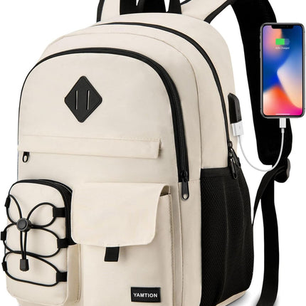 YAMTION School Backpack for Women,Bookbag for Teen Girls Backpack College Laptop School Bags,Mochilas Mujer Morrales Escuela