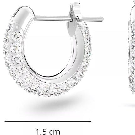 Swarovski Stone Crystal Pierced Hoop Earring Jewelry Collection