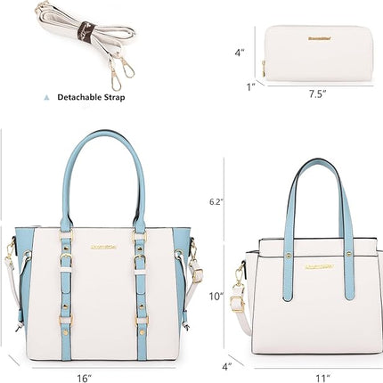 Montana West 3PCS Purses for Women Tote Bag and Wallet Set Shoulder Satchel Handbags