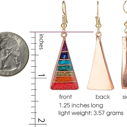 Handmade Boho Chakra Balancing Healing Protection Earrings for Women