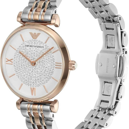 Emporio Armani Women's Dress Watch with Stainless Steel Band