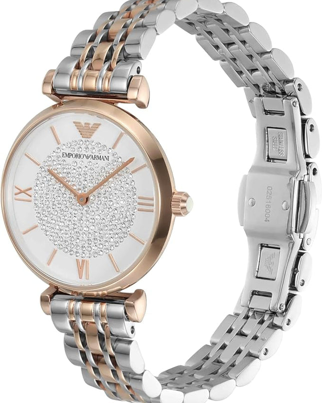 Emporio Armani Women's Dress Watch with Stainless Steel Band