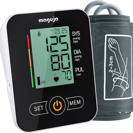 maguja Upper Arm Blood Pressure Monitor Auto BP for Home Use(Black)