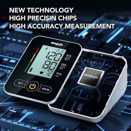 maguja Upper Arm Blood Pressure Monitor Auto BP for Home Use(Black)