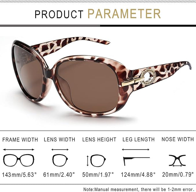 Joopin Big Sunglasses for Women Oversized Shades for Women Trendy Large Rectangle Sun Glasses UV Protection Sunnies