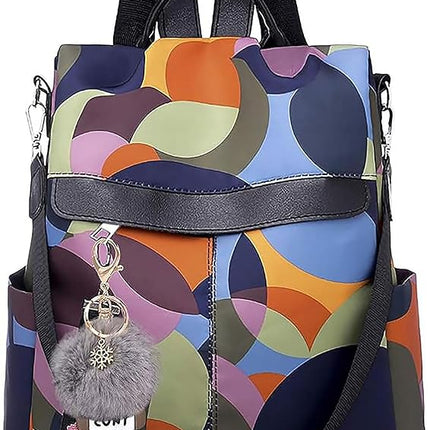COFIHOME Backpack Purse for Women Anti-theft Bag Waterproof Nylon Lightweight Backpack College Bookbag Shoulder Bag Travel Bag