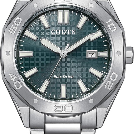 Citizen Men's Eco-Drive Sport Casual Odyn Watch, Stainless Steel Watch, 3 Hand, Date