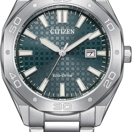 Citizen Men's Eco-Drive Sport Casual Odyn Watch, Stainless Steel Watch, 3 Hand, Date