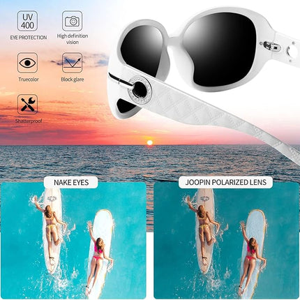 Joopin Big Sunglasses for Women Oversized Shades for Women Trendy Large Rectangle Sun Glasses UV Protection Sunnies
