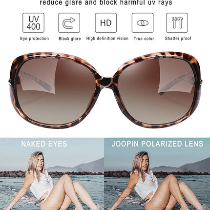 Joopin Big Sunglasses for Women Oversized Shades for Women Trendy Large Rectangle Sun Glasses UV Protection Sunnies