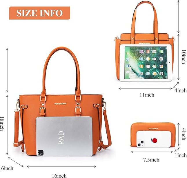 Montana West 3PCS Purses and Handbags for Women Tote Purse and Wallet Set Shoulder Satchel Bag for Women