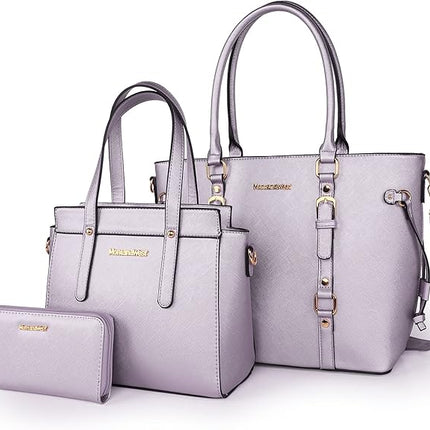 Montana West 3PCS Purses for Women Tote Bag and Wallet Set Shoulder Satchel Handbags