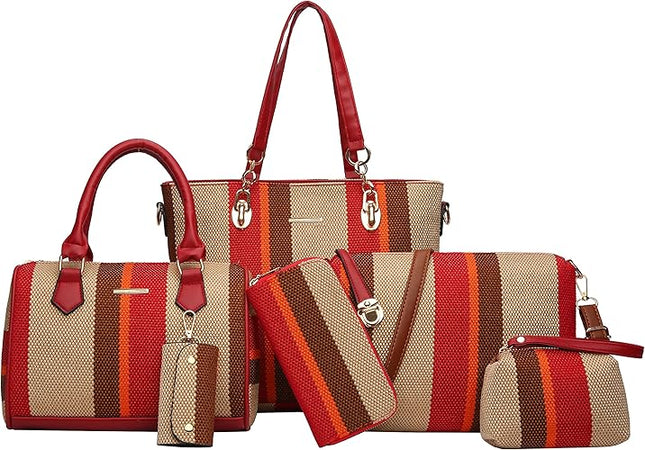 2E-youth Designer Purses and Handbags for Women Satchel Shoulder Bag Tote Top Handle Bag