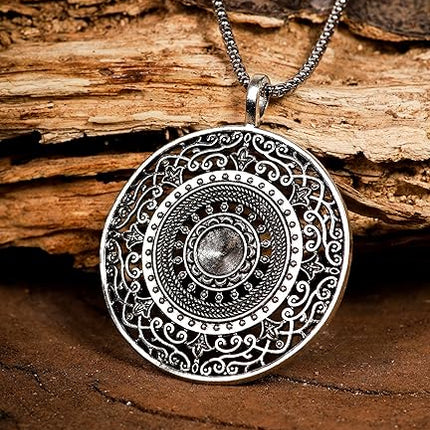 HAQUIL Vintage Flower Necklace, Fashion Jewelry for Women, Statement Necklace for Women…