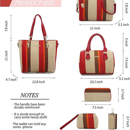 2E-youth Designer Purses and Handbags for Women Satchel Shoulder Bag Tote Top Handle Bag