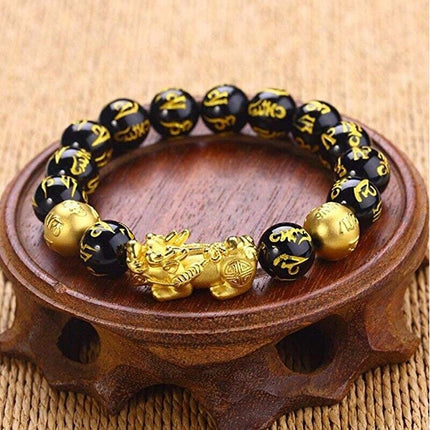 Feng Shui Beads Bracelet Pixiu Wealth And Good Luck Jewelry
