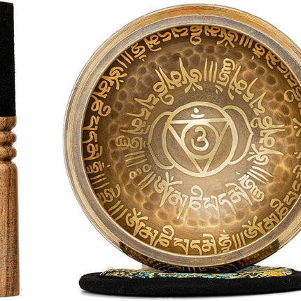 Tibetan Singing bowl Set for yoga, Meditation and sound Healing Third eye