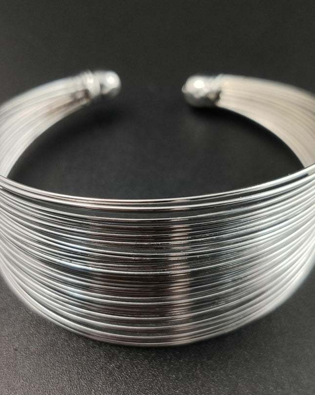 Elegant Charm 925 Sterling Silver New Fashion Wristband Bracelet Bangle Cuff