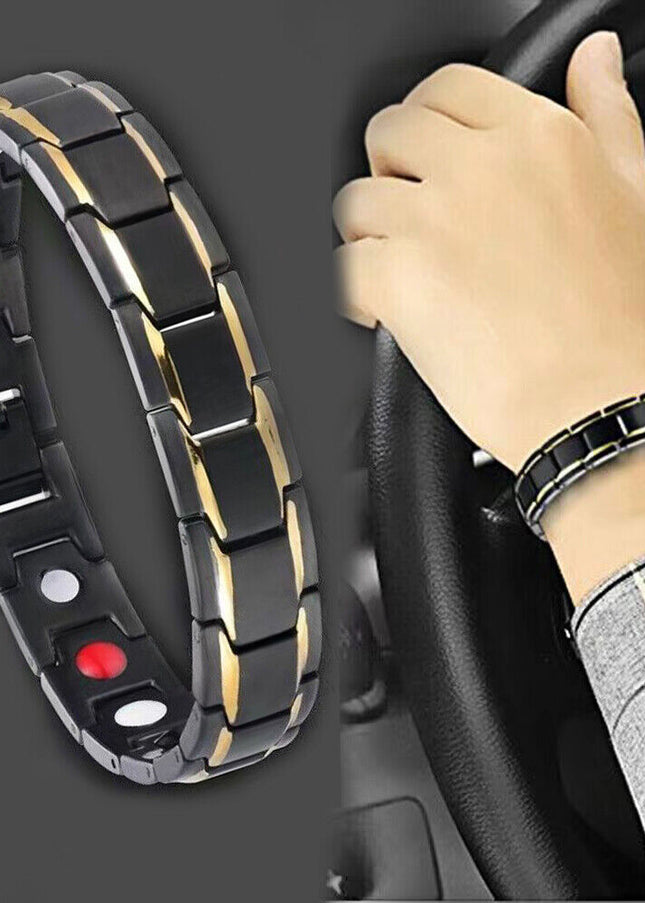 Magnetic Bracelet Therapy Therapeutic Energy Healing Arthritis for Men & Women